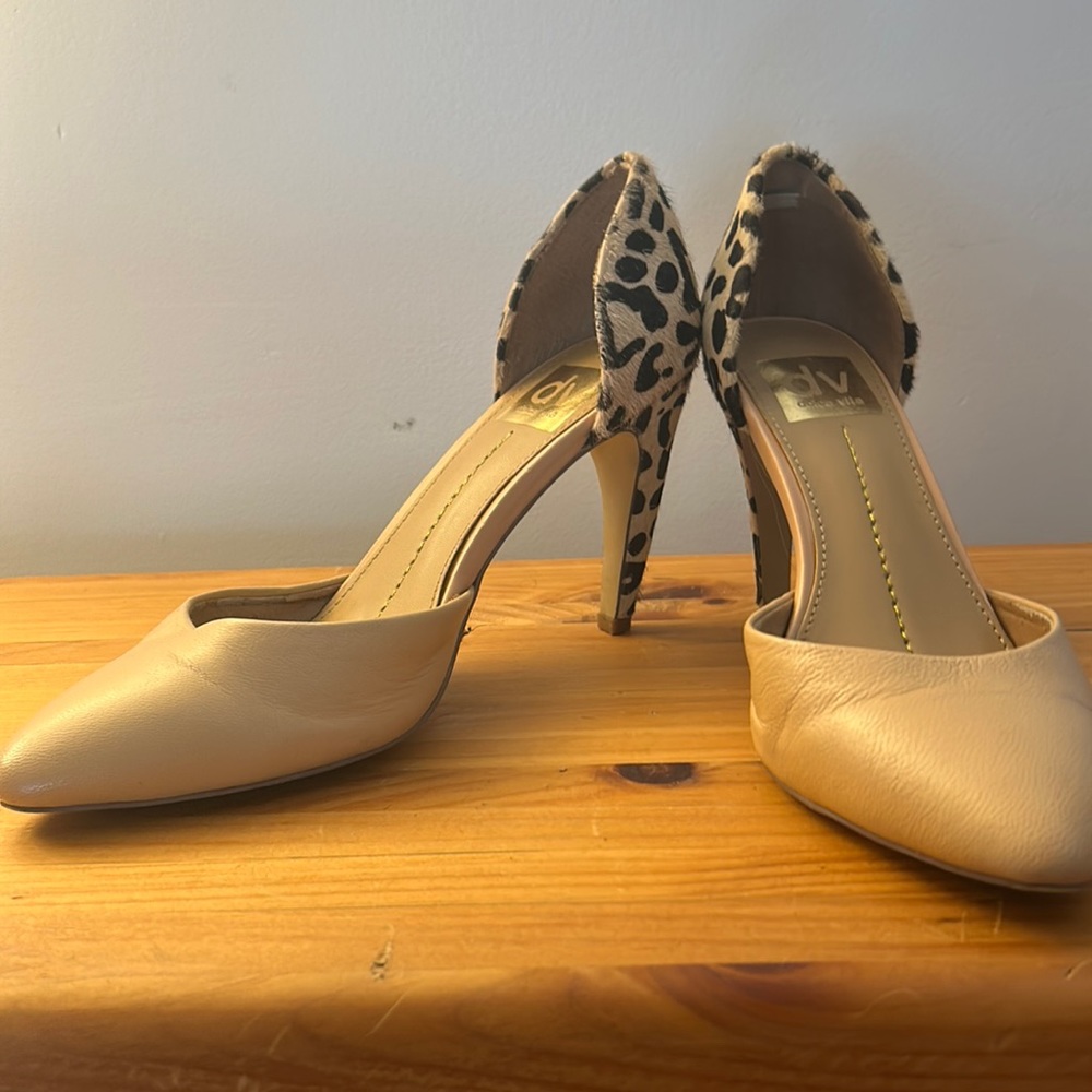 Dolce Vita size 7 Animal Fur 3.5 inch Heel.